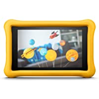 Amazon FreeTime - Funda infantil para Fire HD 8 (tablet de 8 pulgadas- 7ª generación- modelo de 2017)- Amarillo